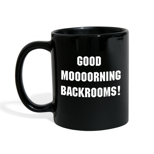 Tasse "Good Morning Backrooms" - Schwarz