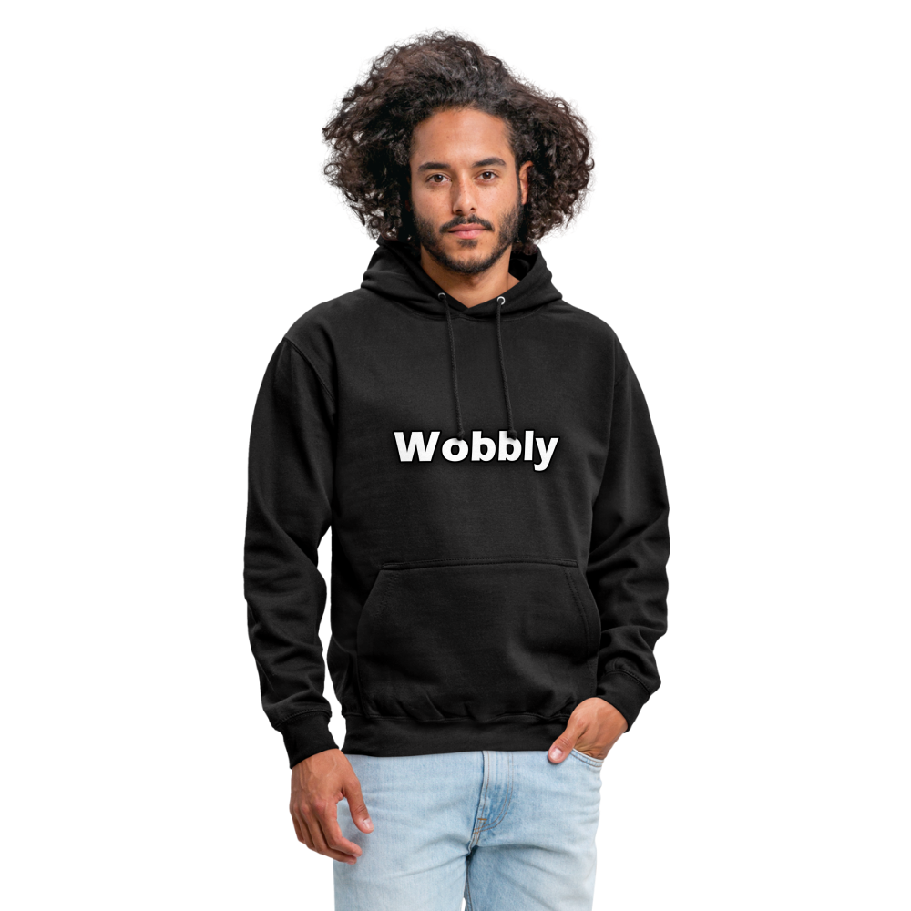Hoodie "Wobbly Dobbly" - Schwarz