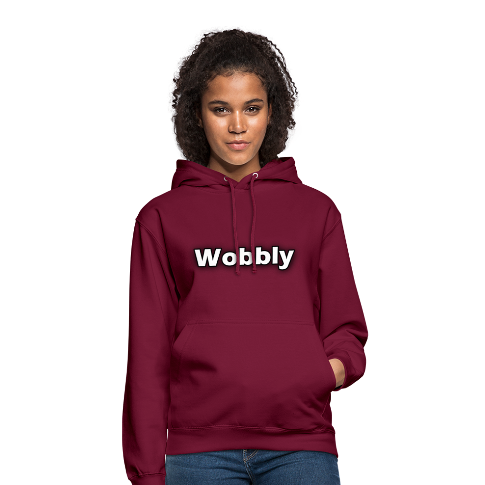 Hoodie "Wobbly Dobbly" - Bordeaux