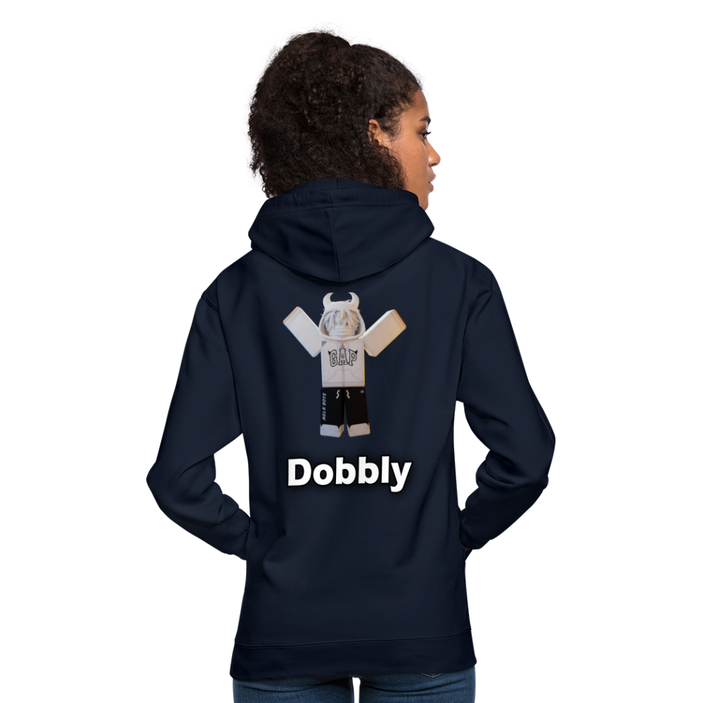 Hoodie "Wobbly Dobbly" - Navy