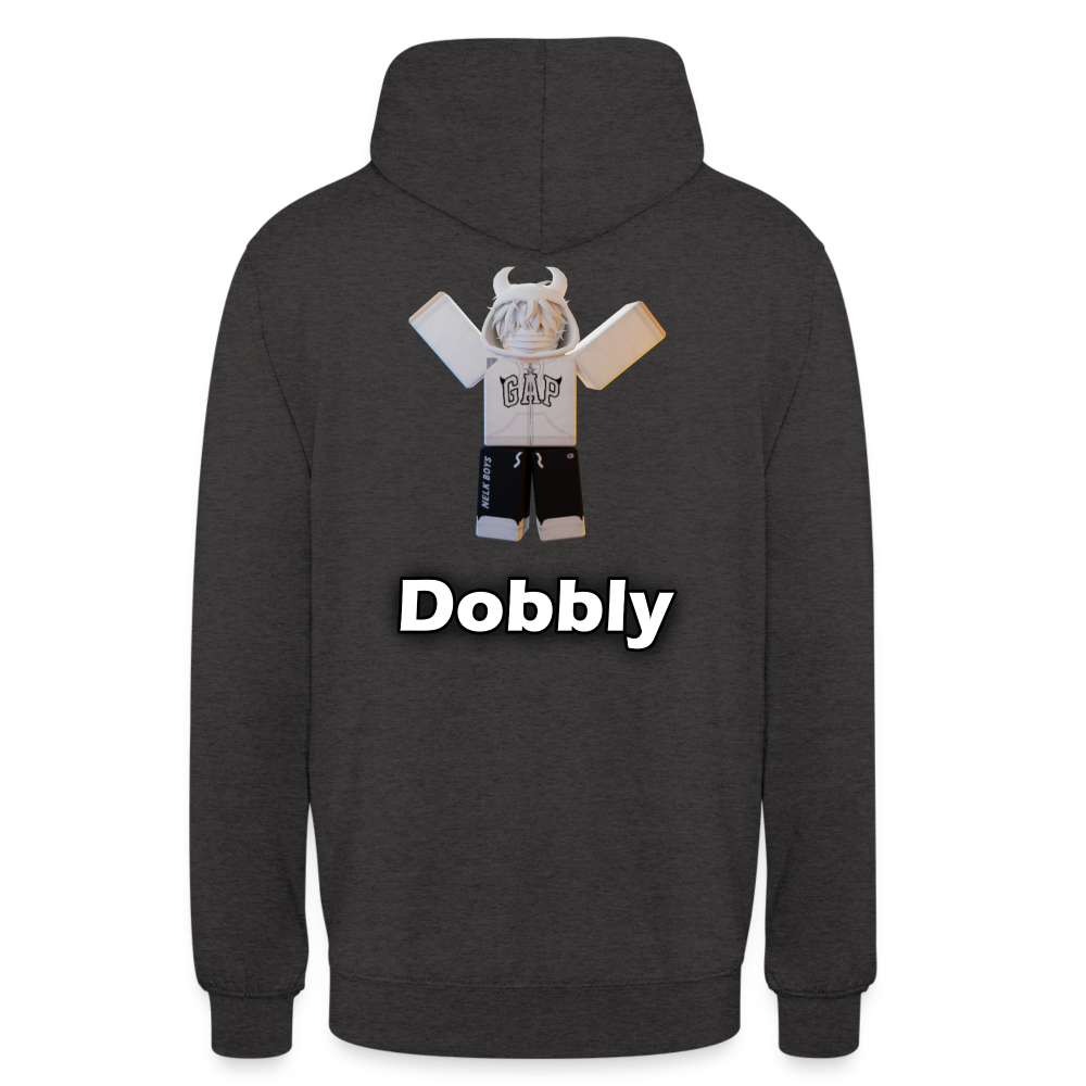 Hoodie "Wobbly Dobbly" - Anthrazit