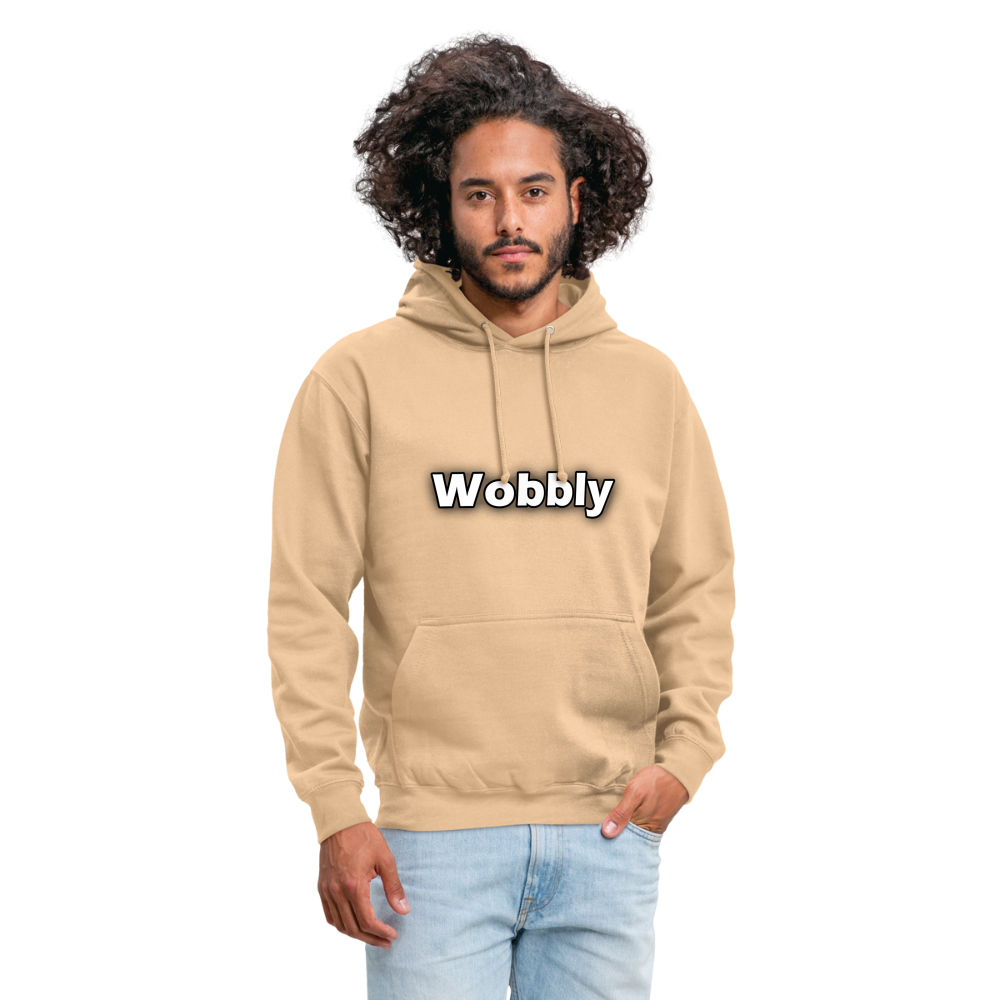 Hoodie "Wobbly Dobbly" - Beige