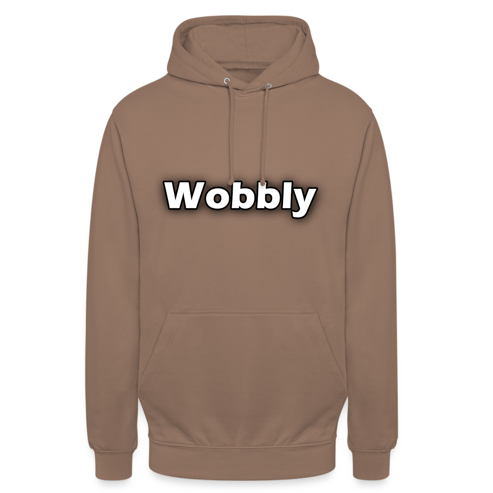 Hoodie "Wobbly Dobbly" - Mokka
